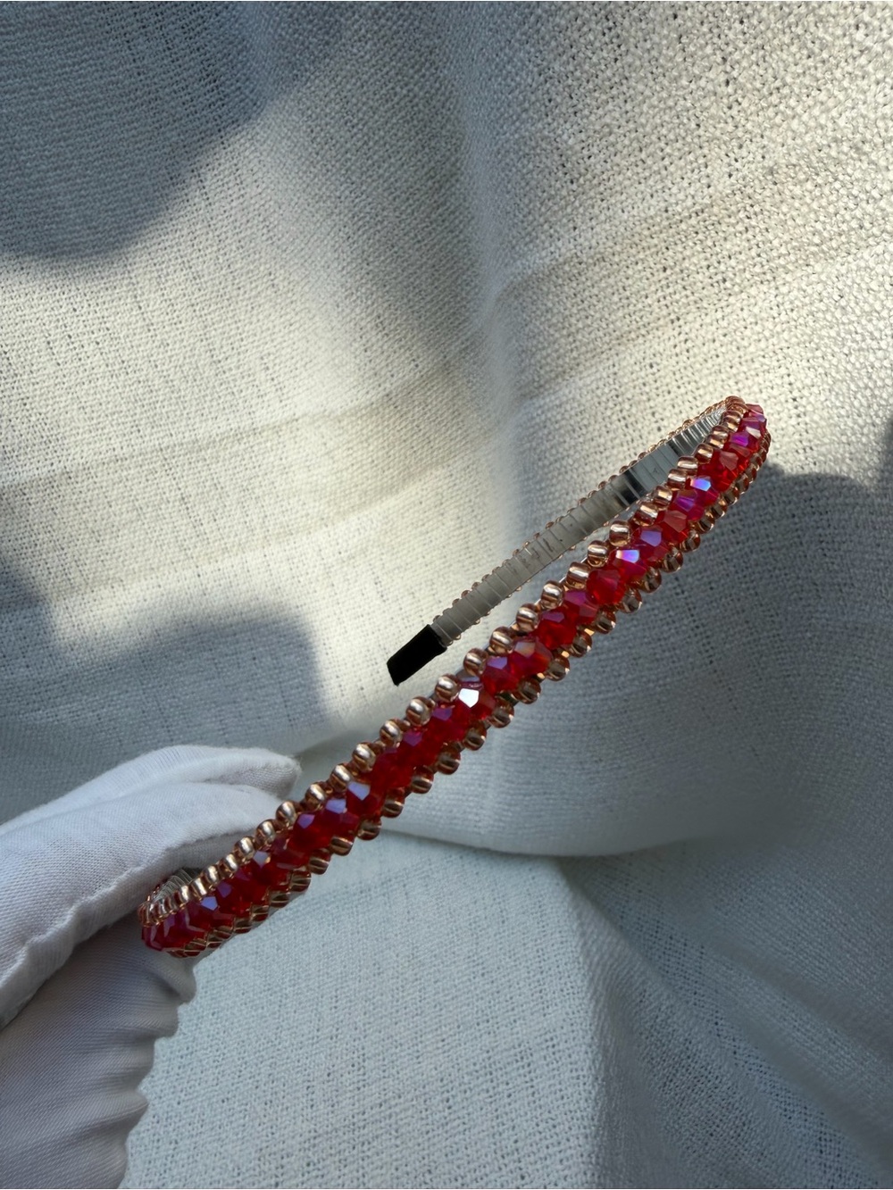 Red Crystal Headband - Unbranded Fashion Hair Accessory